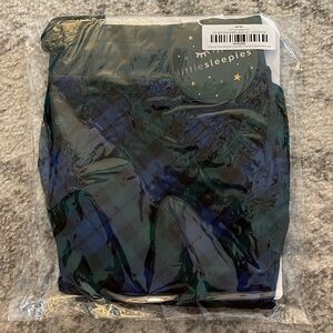 Little Sleepies Emerald Plaid Women’s pajama pants, M (NIB)